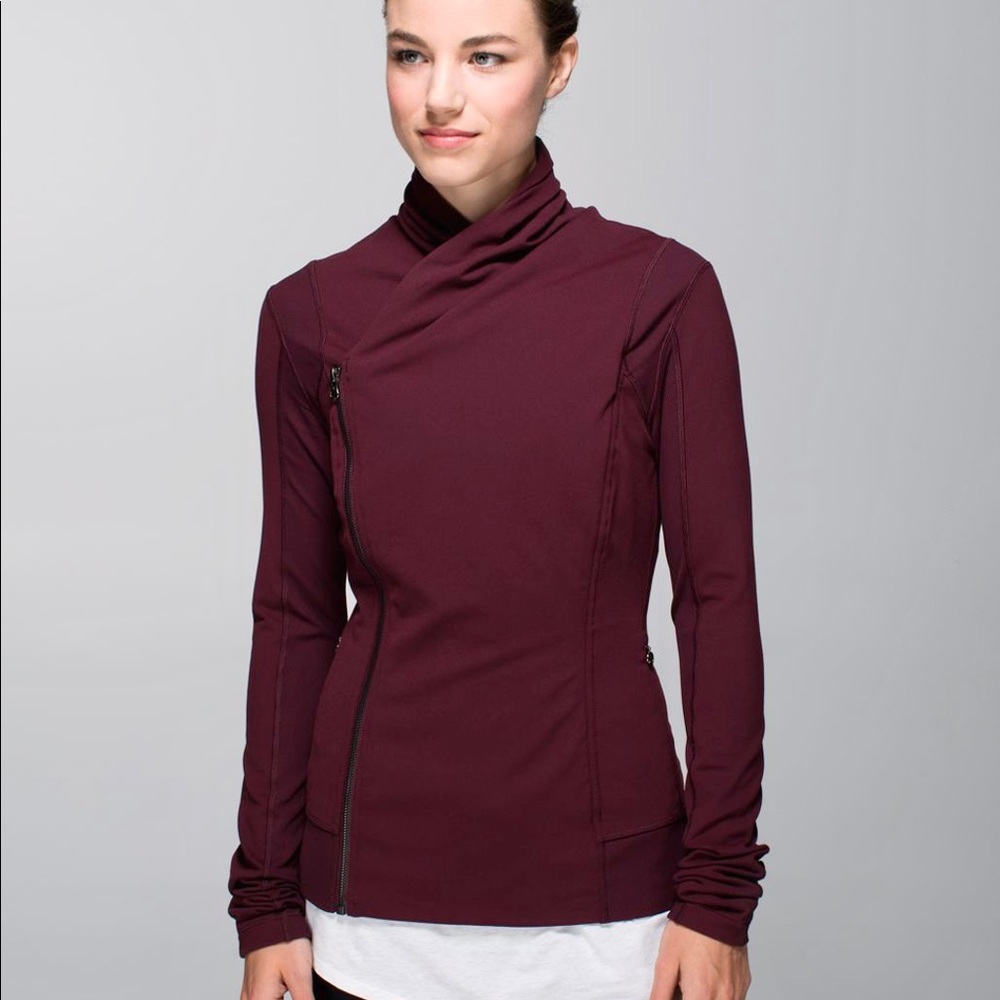 Lululemon Bhakti Yoga Jacket | Bordeaux Drama Colour